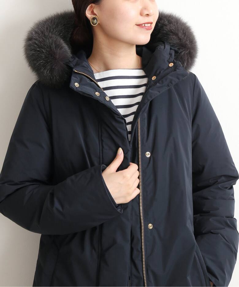 美品 13万5300円 IENA × WOOLRICH MAPLE ダウンコート □新品未使用 13万5300円 WOOLRICH × IENA 別注 MAPLE ダウンコート 38