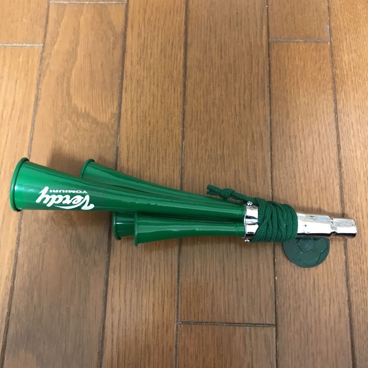 Jリーグ 読売ヴェルディ チアホーン ブブゼラ ラッパ バンダナ付き