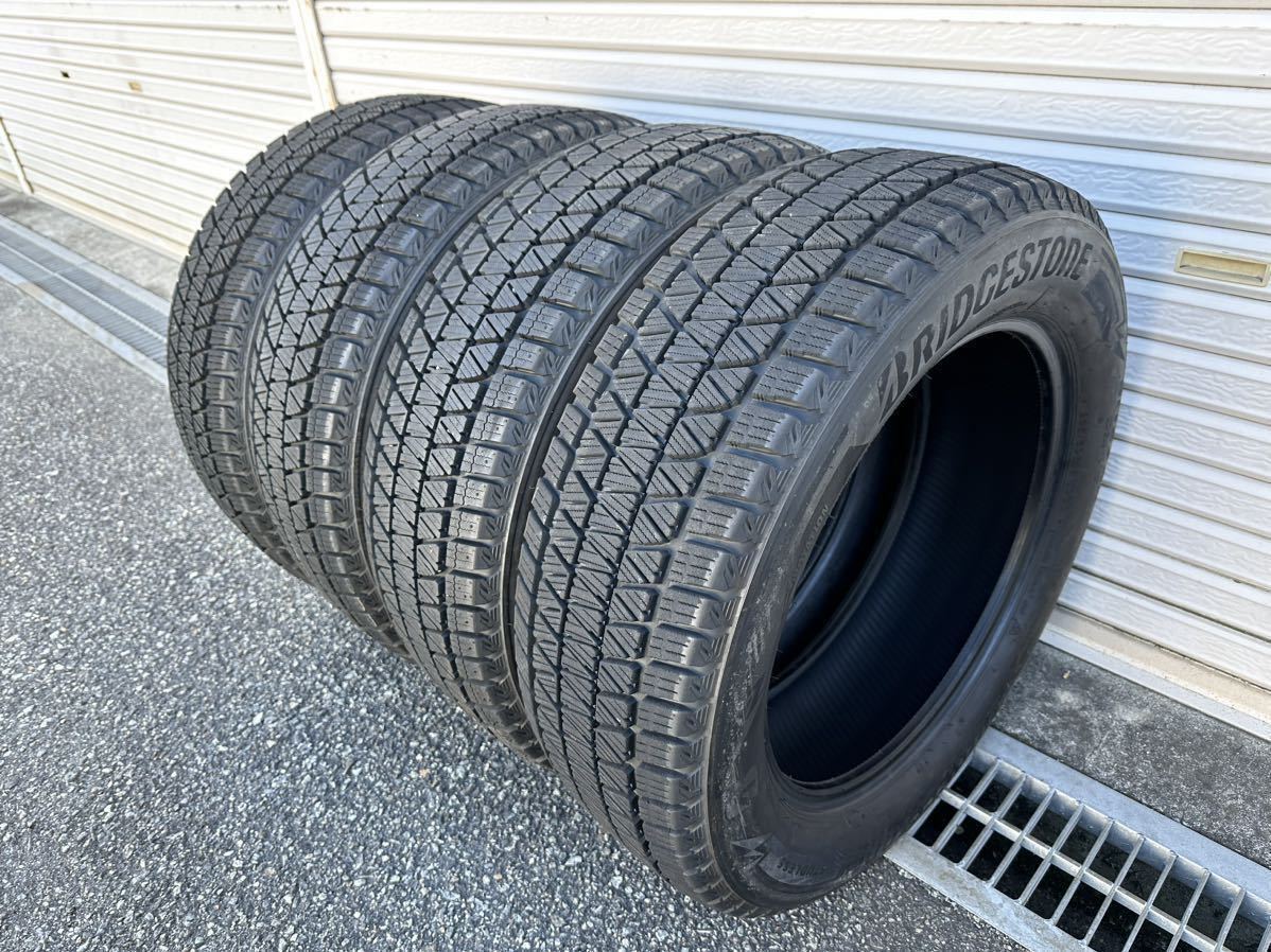1円〜 バリ溝 225/60R18 ブリジストン BLIZZAK DM-V3 2019年製
