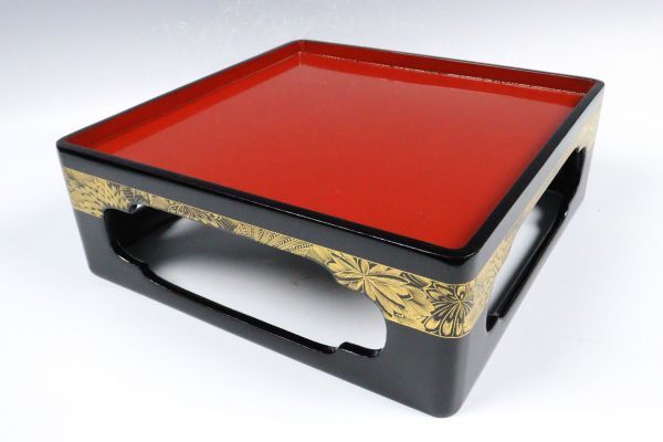 輪島塗 共箱 木製漆器 美術品 5客 菊金蒔絵煮物椀 雲懐石