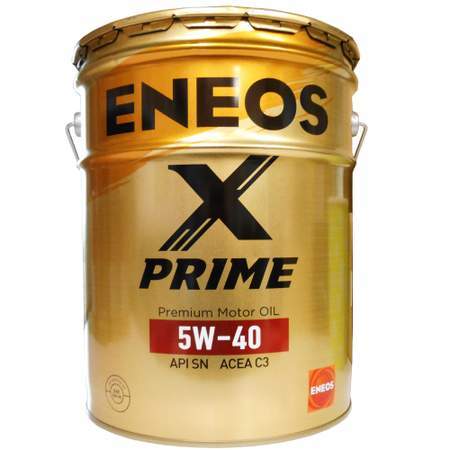 送税込20280円】化学合成油 ENEOS X PRIME C3/SN 5W-40 20L缶