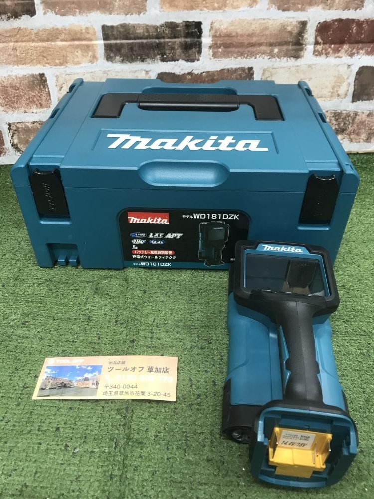 006□ジャンク品□マキタ makita 充電式ウォールディテクタ WD181DZK ※精度不明の為ジャンク