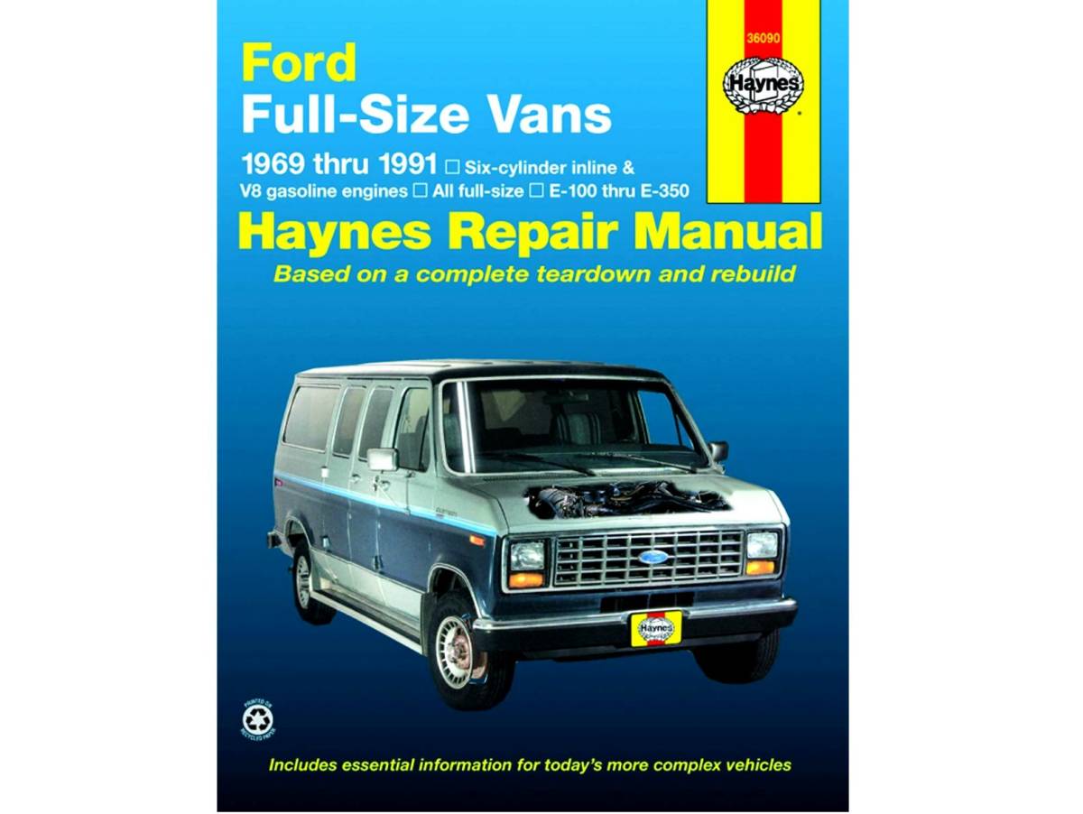 整備書，整備マニュアル，ヘインズ，Heynes，リペア マニュアル/FORD，エコノライン，E-100，E-150，E-250，E-350，フォード，バン