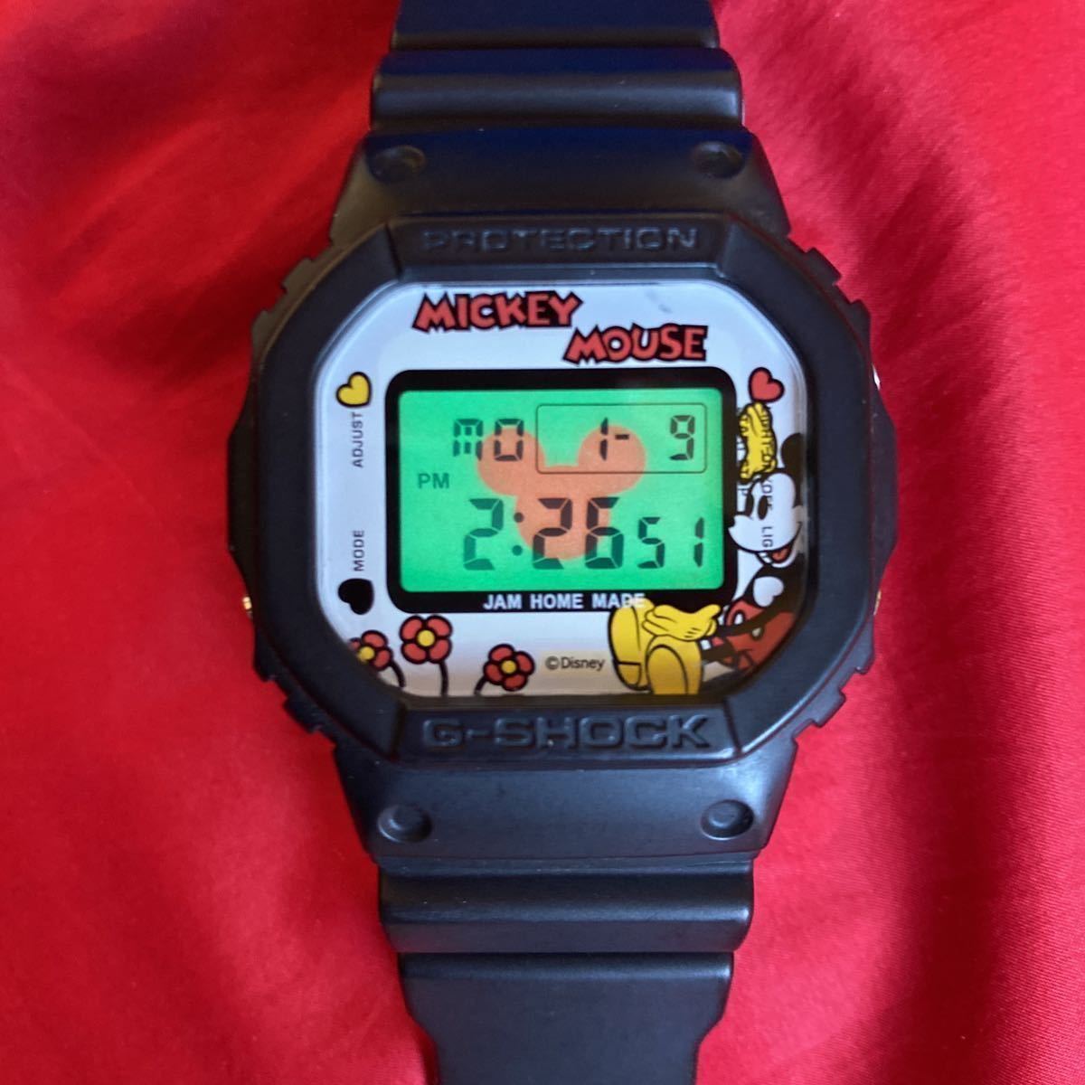 有 限定 ミッキー JAM HOME MADE G-SHOCK ミッキーマウス DW-5600 G