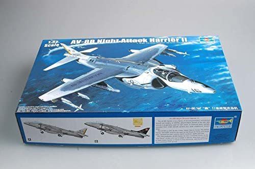 【【新品】1/350 トランペッター　AV-8 ハリアー2×2箱、LCAC×1箱 AV-8B トランペッター 1⁄32 ナイトアタック・ハリアー2 | : Trumpeter