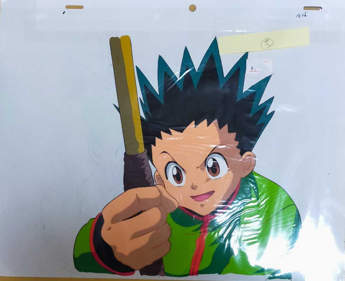 HUNTER×HUNTER，ゴン(少年ジャンプ冨樫義博作品)少し大きいセル画