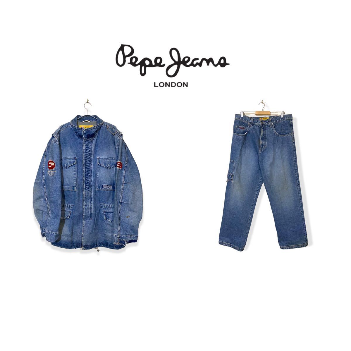 JEANS PEPE ペペジーンズ デニムセットアップ 3XL 0 Gジャン Pepe ぺぺ 