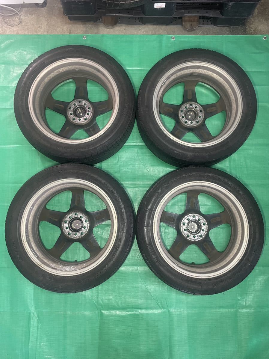 売り切り！ カーボン調！ weds sport RS-5 17インチ 5穴マルチ 