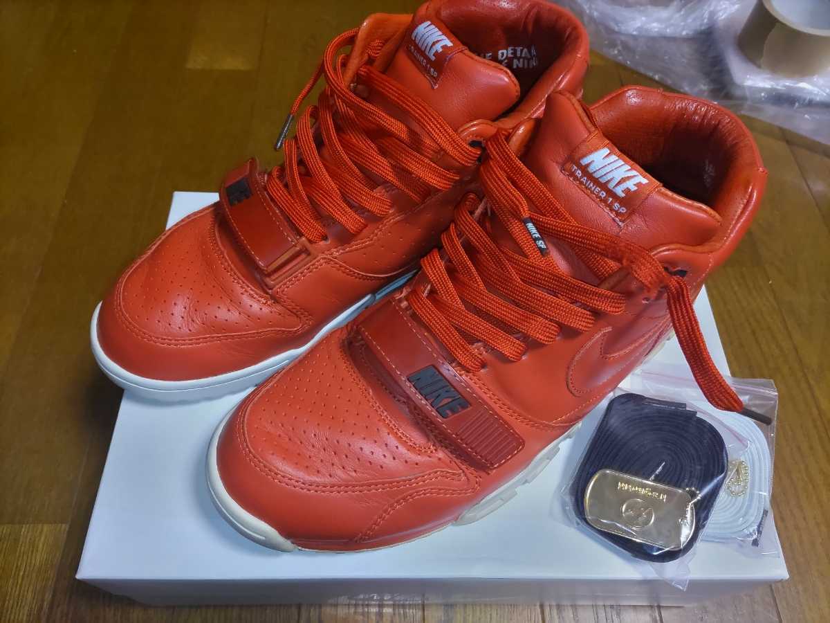 NIKE / FRAGMENT DESIGN air trainer 1 MID sp オレンジ 29cm US11 藤原ヒロシ DUNK jordan supreme