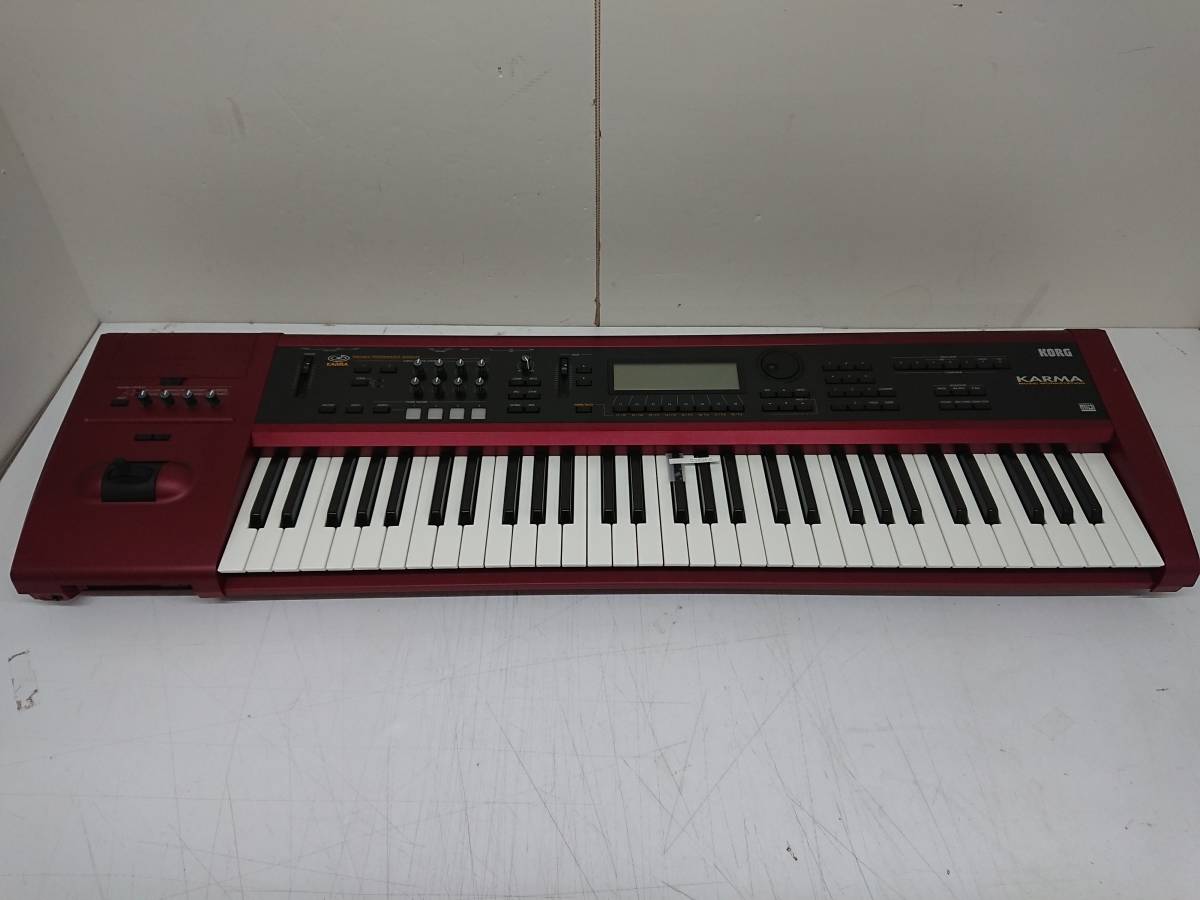 ☆KORG KARMA シンセサイザー ジャンク品 ハードケース付き KARMA KORG