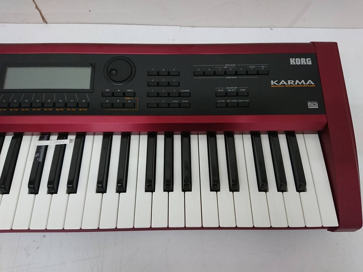 ☆KORG KARMA シンセサイザー ジャンク品 ハードケース付き KARMA KORG