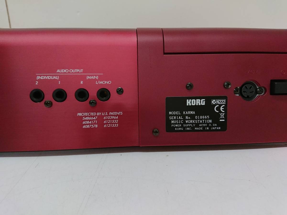 ☆KORG KARMA シンセサイザー ジャンク品 ハードケース付き KARMA KORG