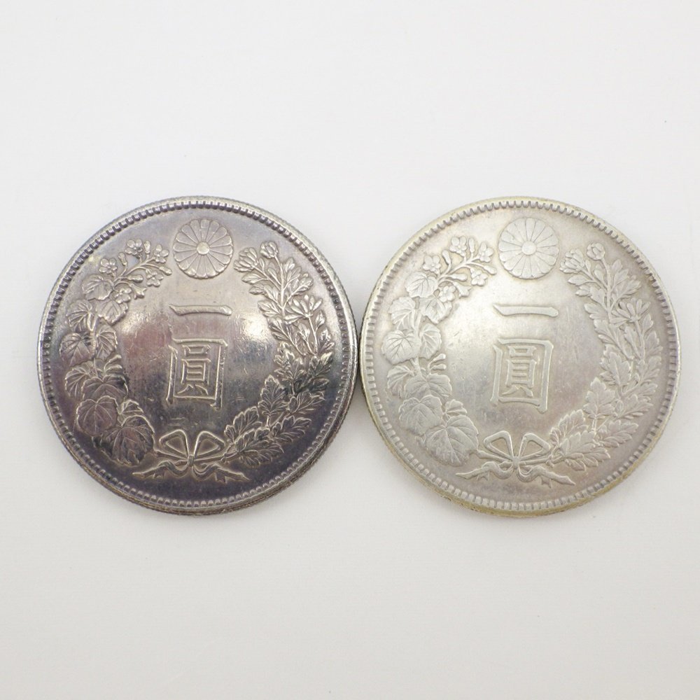 新1円銀貨 ミスターコインズ 古銭 明治36年 一圓銀貨 小型 銀貨 明治3