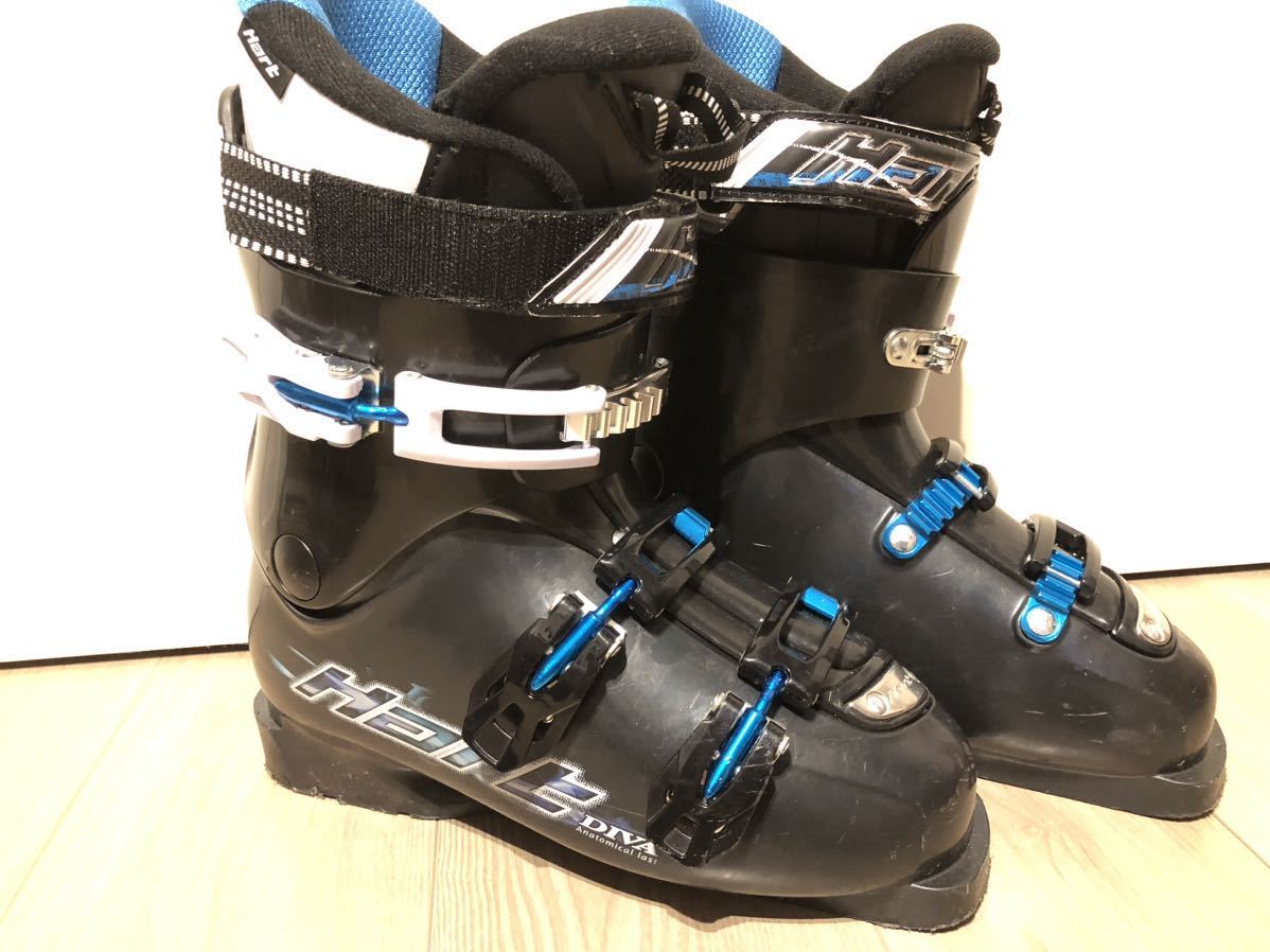 【良品】Hrat DIVA HP スキーブーツ 26cm ブラック スキーブーツ HART DIVA 26cm DIVA HP スキーブーツ ブラック 26〜26.5