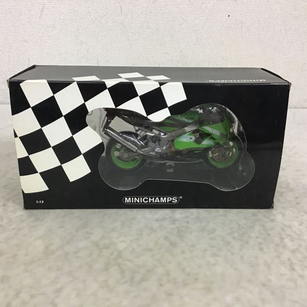 1円〜 ミニチャンプス 1/12 Kawasaki Ninja ZX-9R グリーン×ブラック
