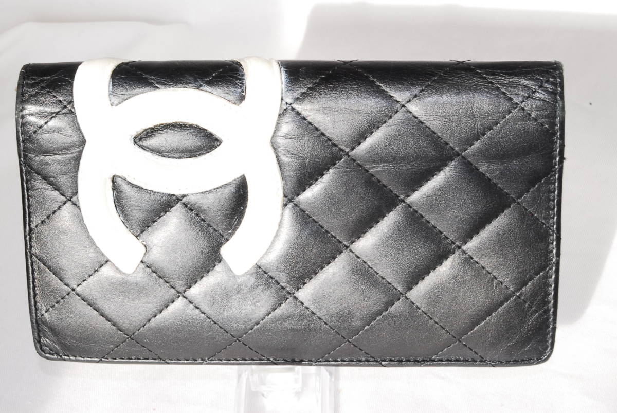 カンボンライン 美品 正規品 CHANEL シャネル カンボンライン 長財布