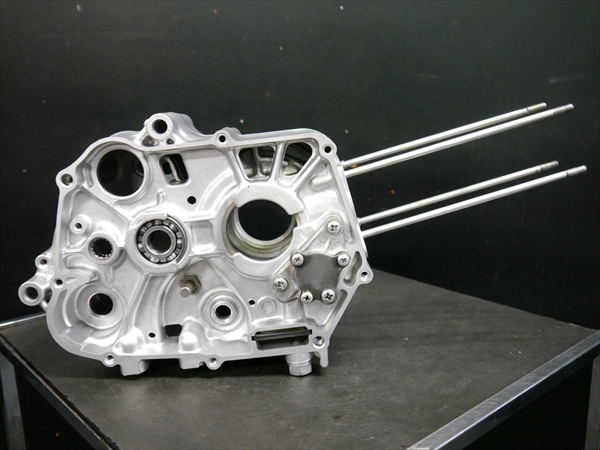 R50115 限定メッキ東京LTD ゴリラ6Vより 純正 Z50JE刻印 ウェットブラスト済 クランクケースASSY エンジン部品 モンキー エイプ DAX