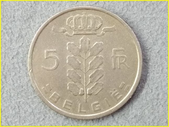ベルギー 5フラン 硬貨/1950年】 5FR/BELGIE/旧硬貨/コイン/古銭 