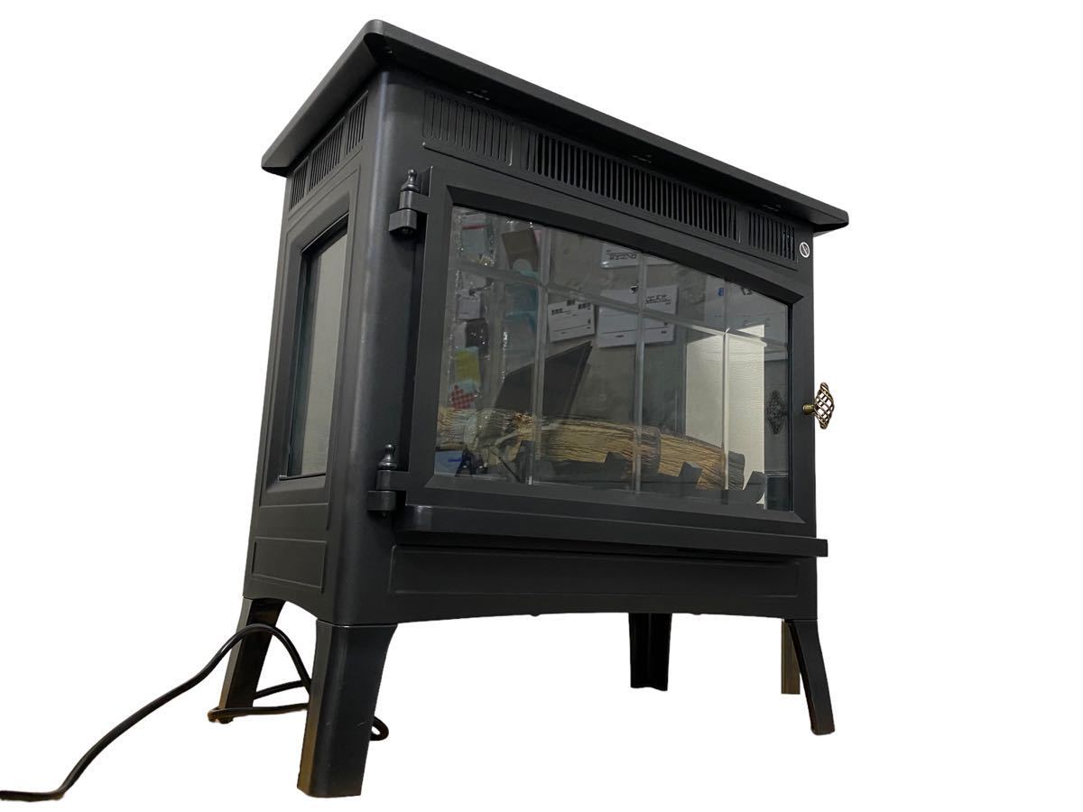 暖炉風電気ストーブ DFI-5010-01 電気温風器 QVC Electric fan heater