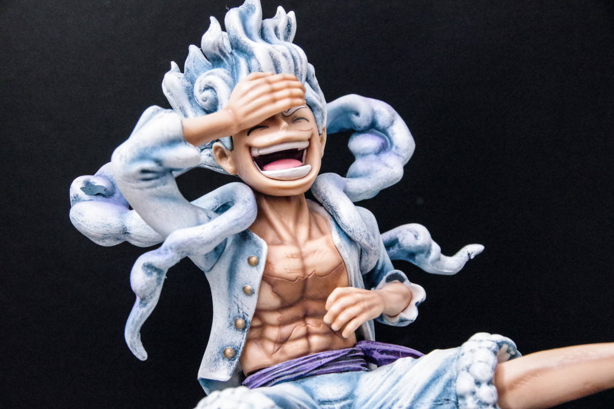 ワンピース/フィギュア/リペイント/カスタムペイント/ルフィ/ニカ/ギア