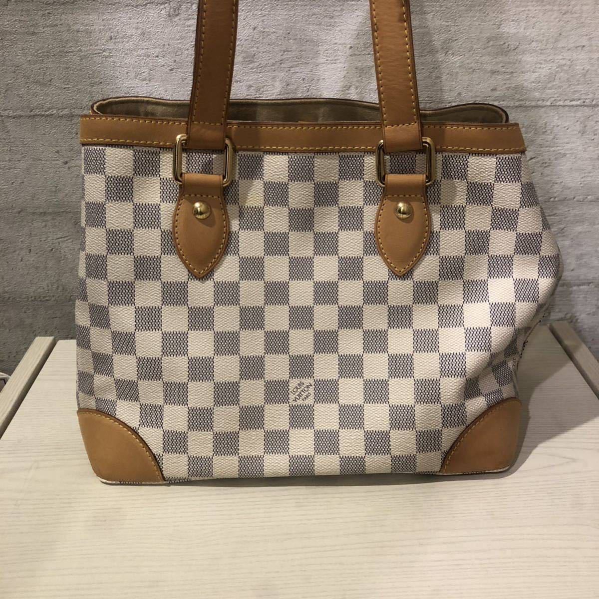 LOUIS VUITTON ルイヴィトン ハムステッドPM ダミエ・アズール 【公式