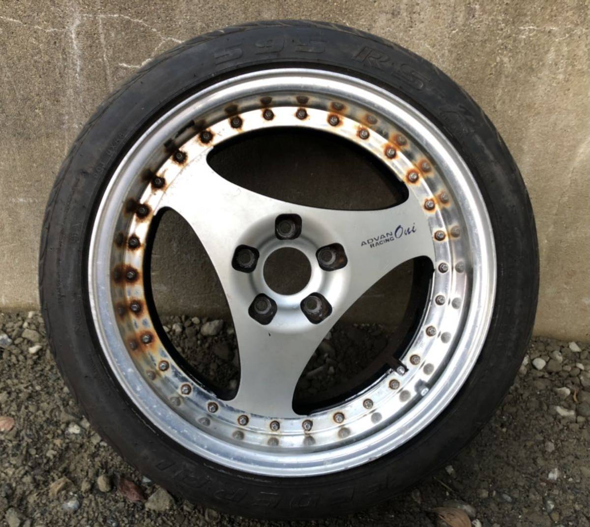 アドバン レーシング オニ ADVAN Racing ONI 17× 9J +25 114.3 1本 鬼 深