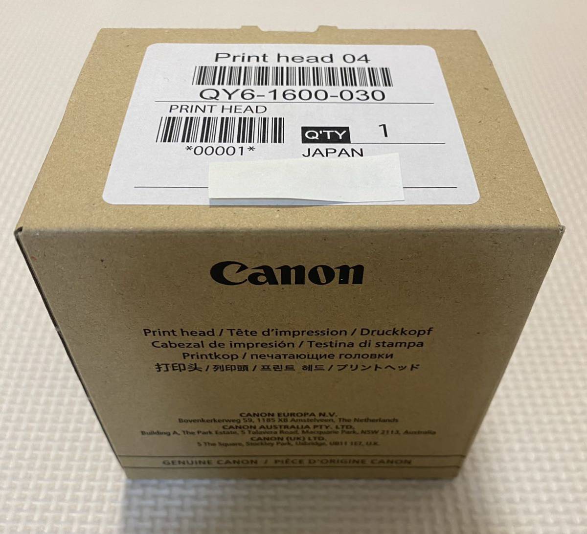 Canon純正プリントヘッド PF-04 キヤノン 【公式通販】