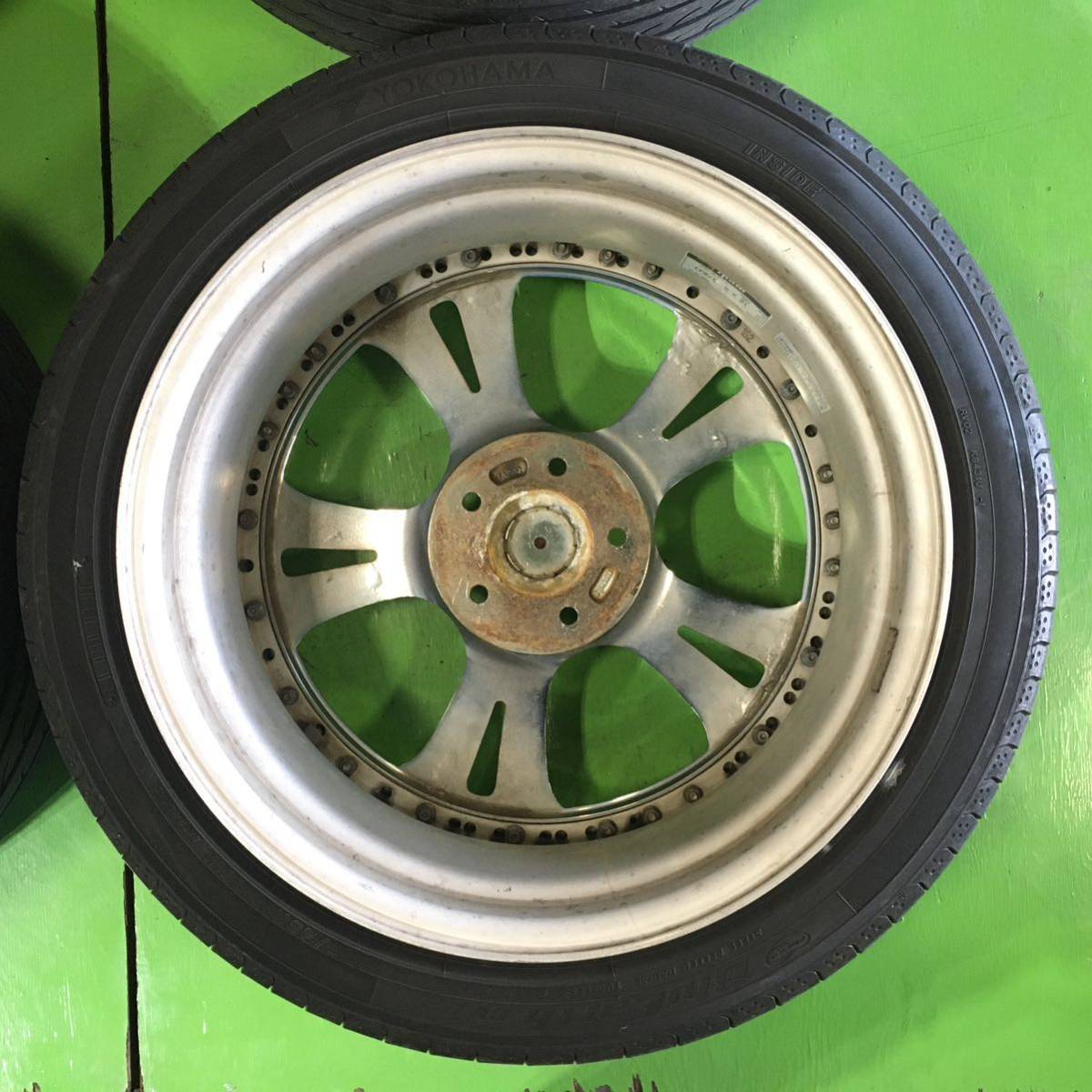 weds クレンツェ ケルベロス2 18インチ 8.5J? 2本 深リム ホイール