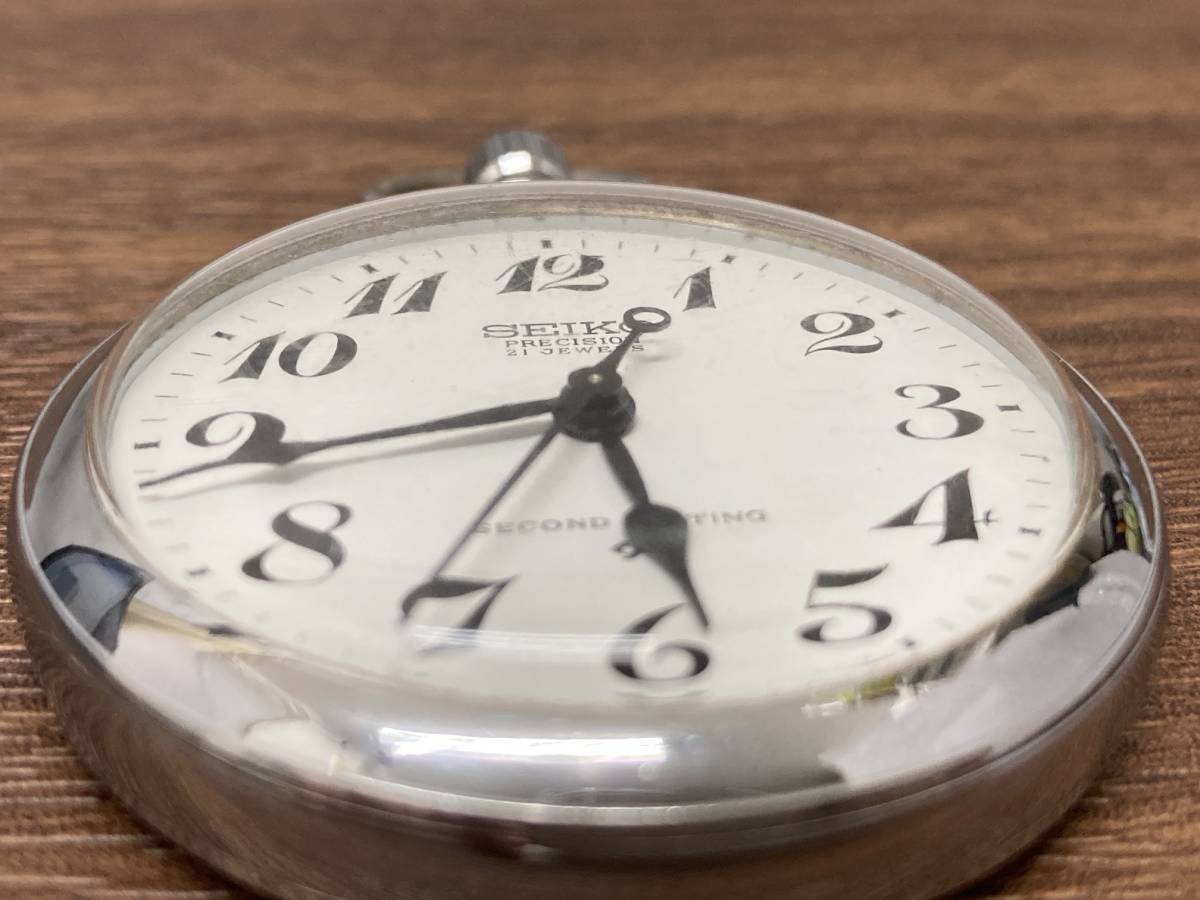 懐中時計 鉄道時計 SEIKO セイコー (昭52 133 札鉄局 ）刻印 手巻き 懐中