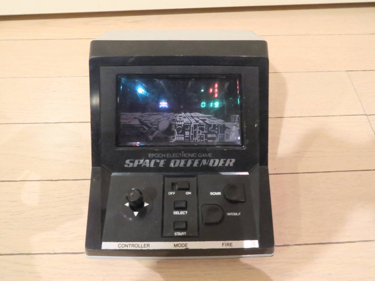 エポック社□LSIゲーム□スペースディフェンダー□中古□SPACE