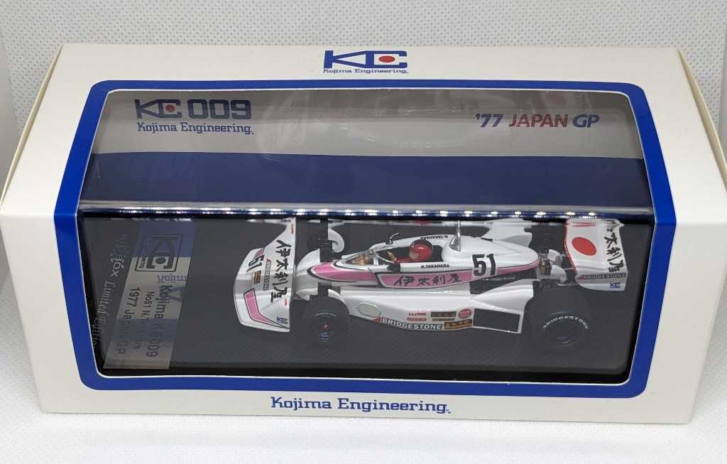 1/43 京商 コジマ KE009 高原敬武 日本GP F1 1977 KOJIMA 富士 伊太利
