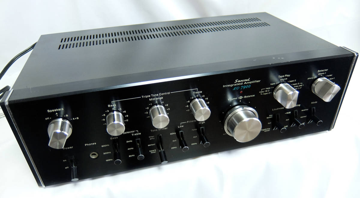Sansui 高級アンプAU-7900 プリメインアンプ 名機 希少動作品！！ 40年