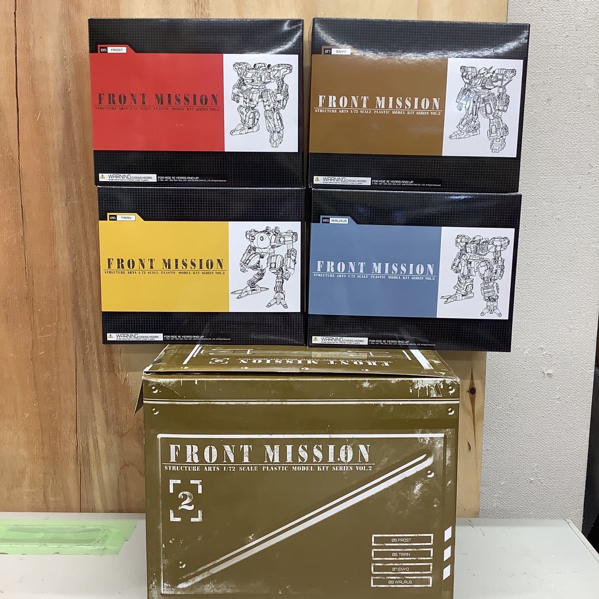 FRONT MISSION フロントミッション ストラクチャーアーツ 1/72 モデル
