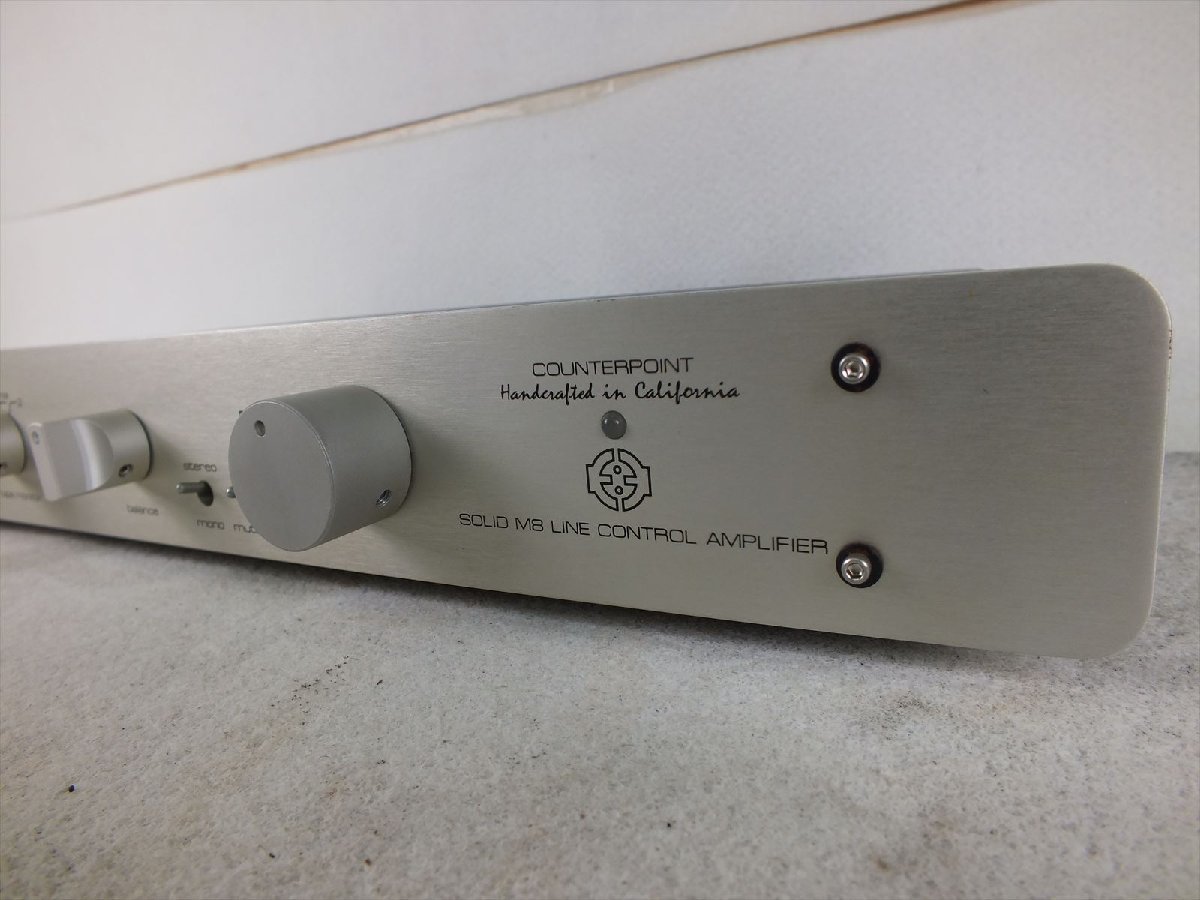現状ジャンク】カウンターポイント COUNTERPOINT SOLID-M8 プリアンプ