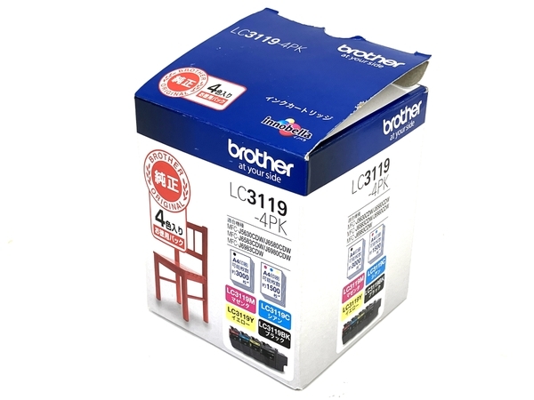 brother ブラザー LC3119-4PK 大容量インクカートリッジ 4色お徳用パック 未使用 M7225673