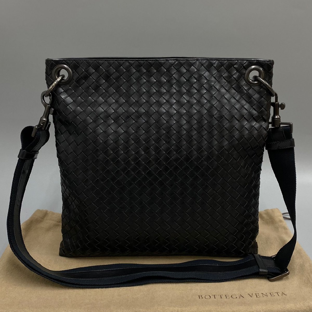 1円 極 美品 保存袋付 BOTTEGA VENETA ボッテガ ヴェネタ イントレ