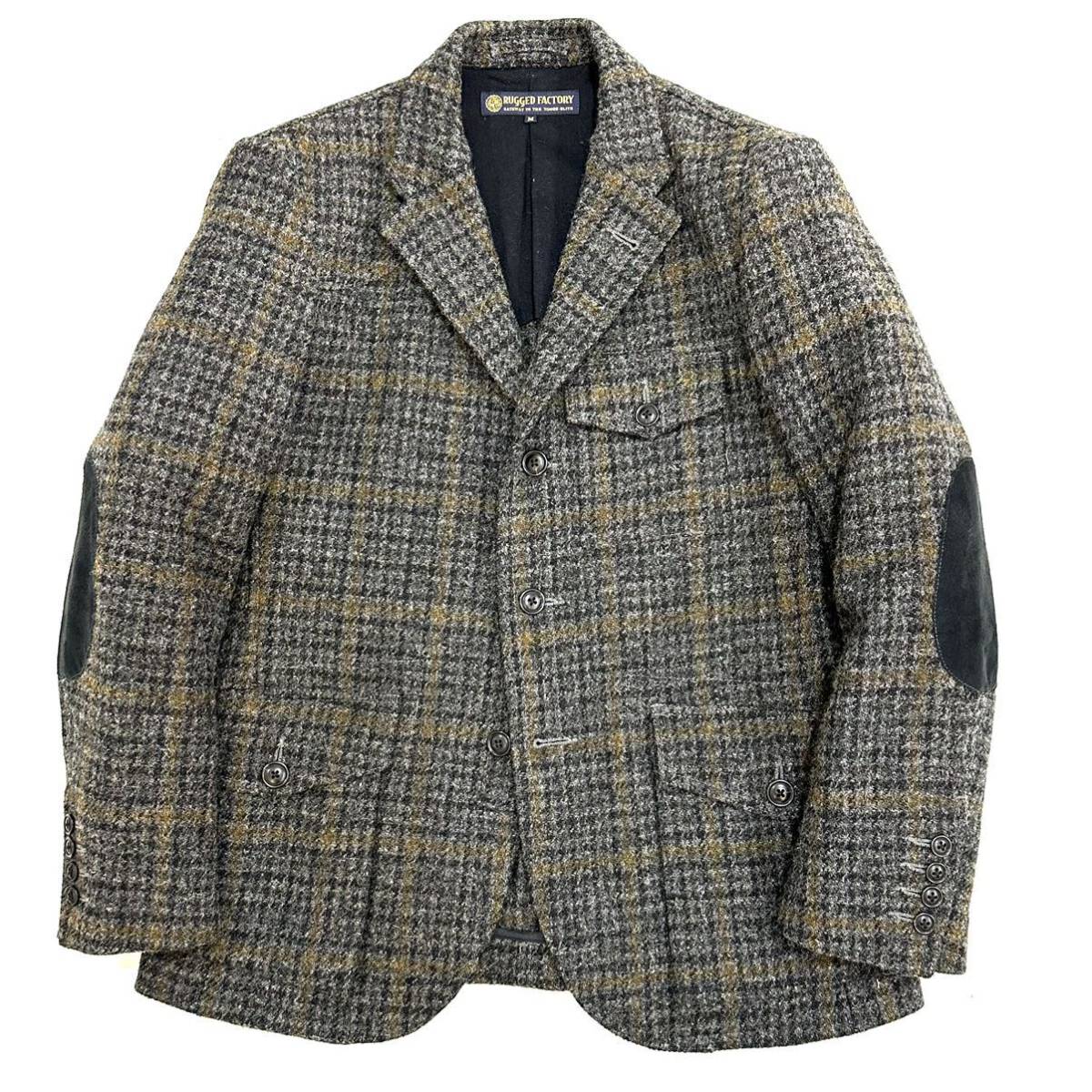 美品!!RUGGED FACTORY ラギットファクトリー × Harris Tweed ハリス 