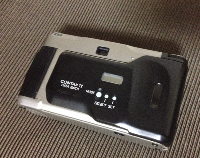T2 CONTAX ジャンク コンパクトフィルムカメラ コンタックス シルバー
