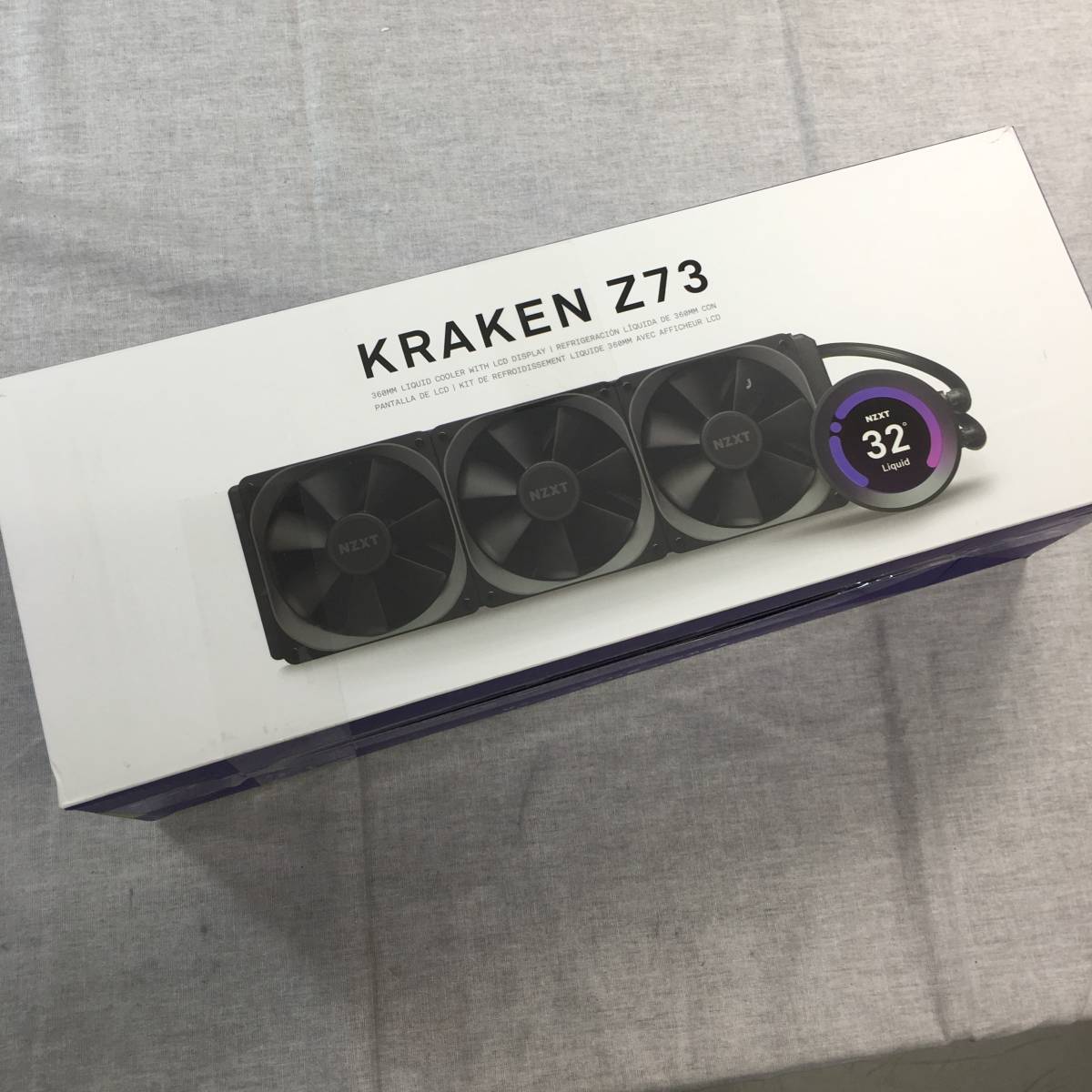 現状品 NZXT KRAKEN Z73 簡易水冷CPUクーラー 液晶モニタ搭載 RGB対応
