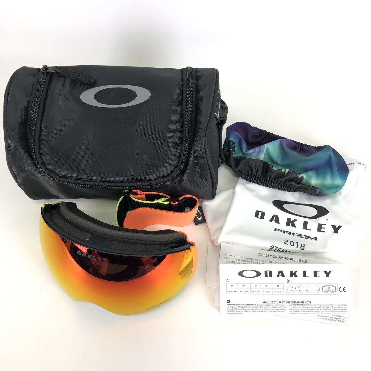 ▽1円～ 良品 オークリー OAKLEY スノー ゴーグル PRIZM 2018