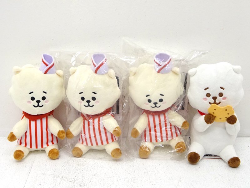 ☆中古☆BTS BT21 グッズ まとめ売りセット (ぬいぐるみ/ポーチ/ハンド