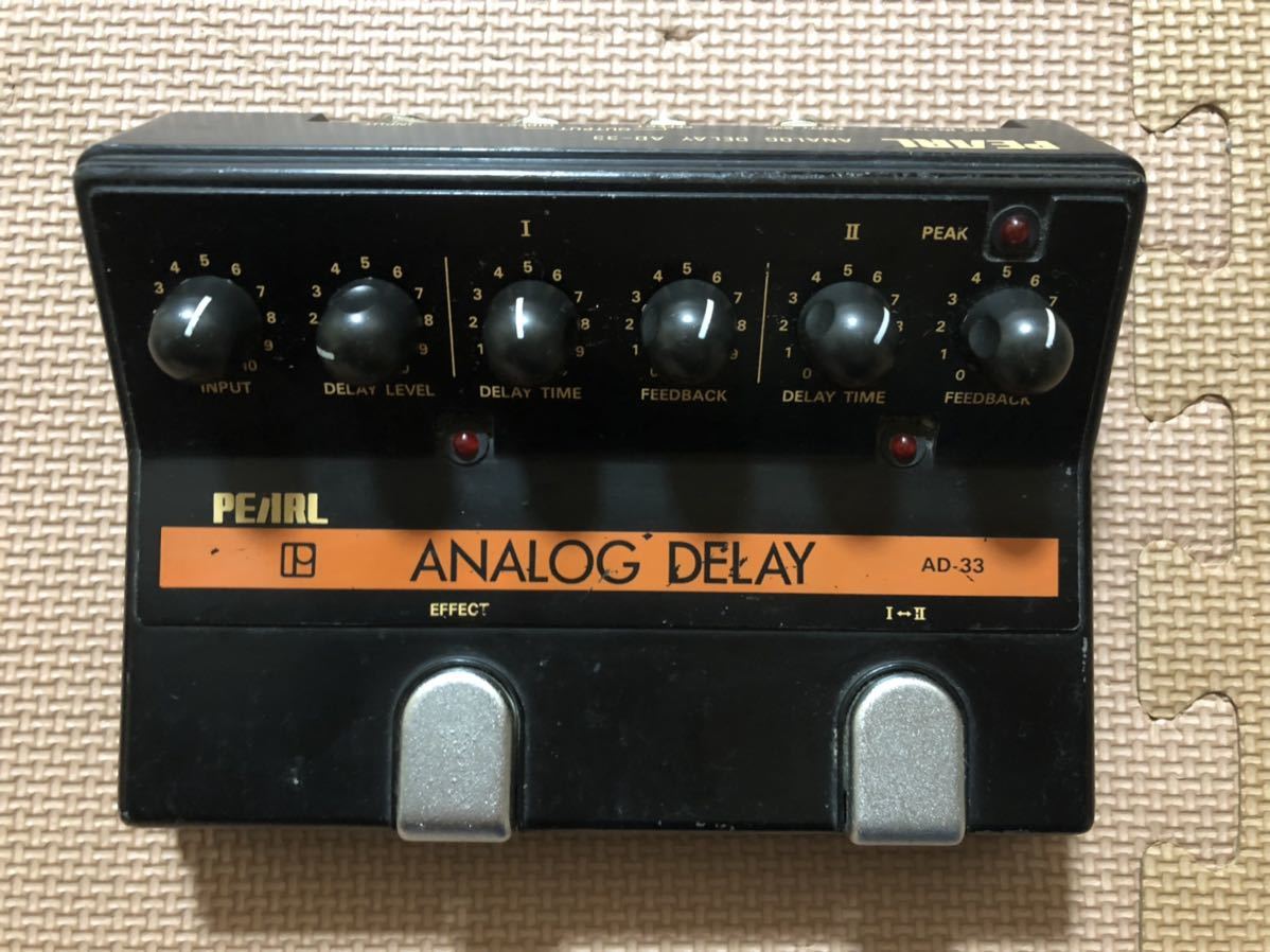 AD-33 PEARL アナログディレイ 現状で ディレイ AD-08 エフェクター