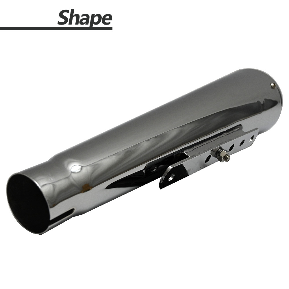 45.0mm 45.0φ 汎用 マフラー スリップオンマフラー スリップオン メガホン アメリカン 変換アダプター付き カスタム パーツ 汎用 スリップオン マフラー 未使用品 G243 変換