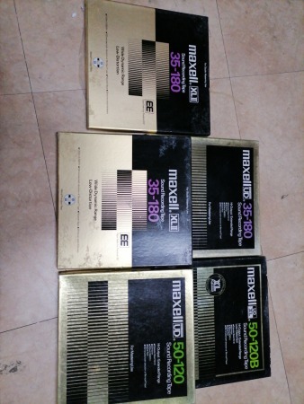 ★土2024 マクセル Maxell オープンリールテープ 5本まとめて824571