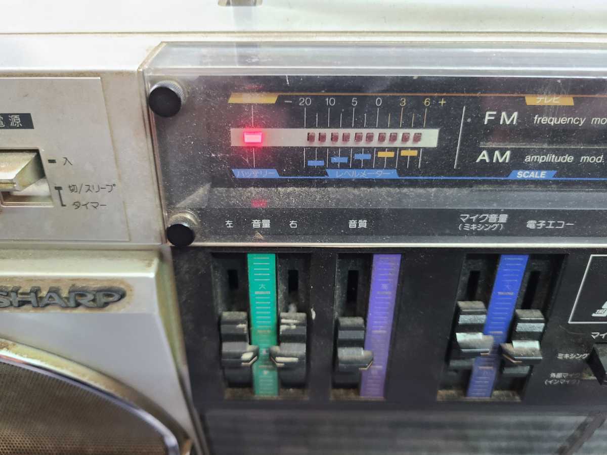 SHARP GF-757 ラジオ カセットデッキ ダブルラジカセ シャープ SHARP