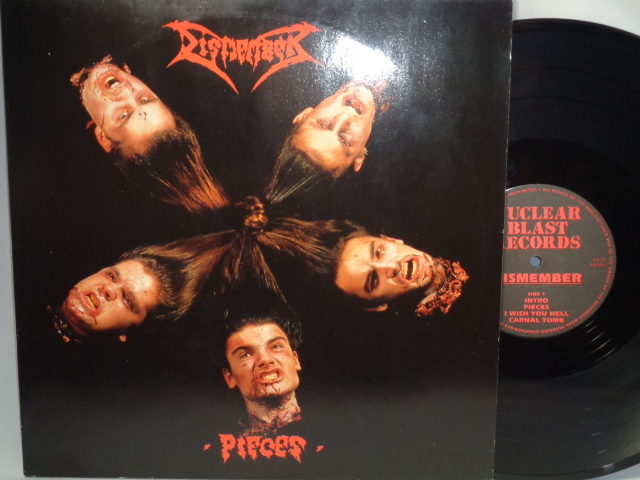 DEATH; DISMEMBER/PIECES オリジナル盤LP 1993年オリジナル盤DISMEMBER