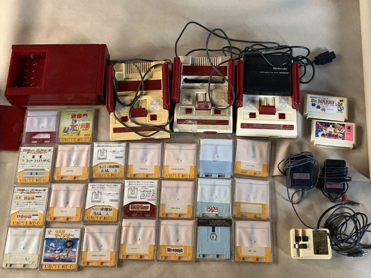 ジャンク ファミコン本体 ファミリーコンピュータ ディスクシステム