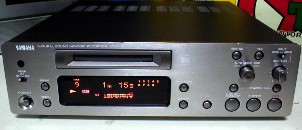 YAMAHA MDX-9 MDデッキ 超貴重！Yamaha MDプレーヤー MDX-9 - 録音機能