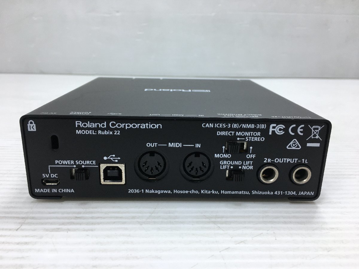 DTM/DAW ROLAND Rubix22 USBオーディオインターフェイス