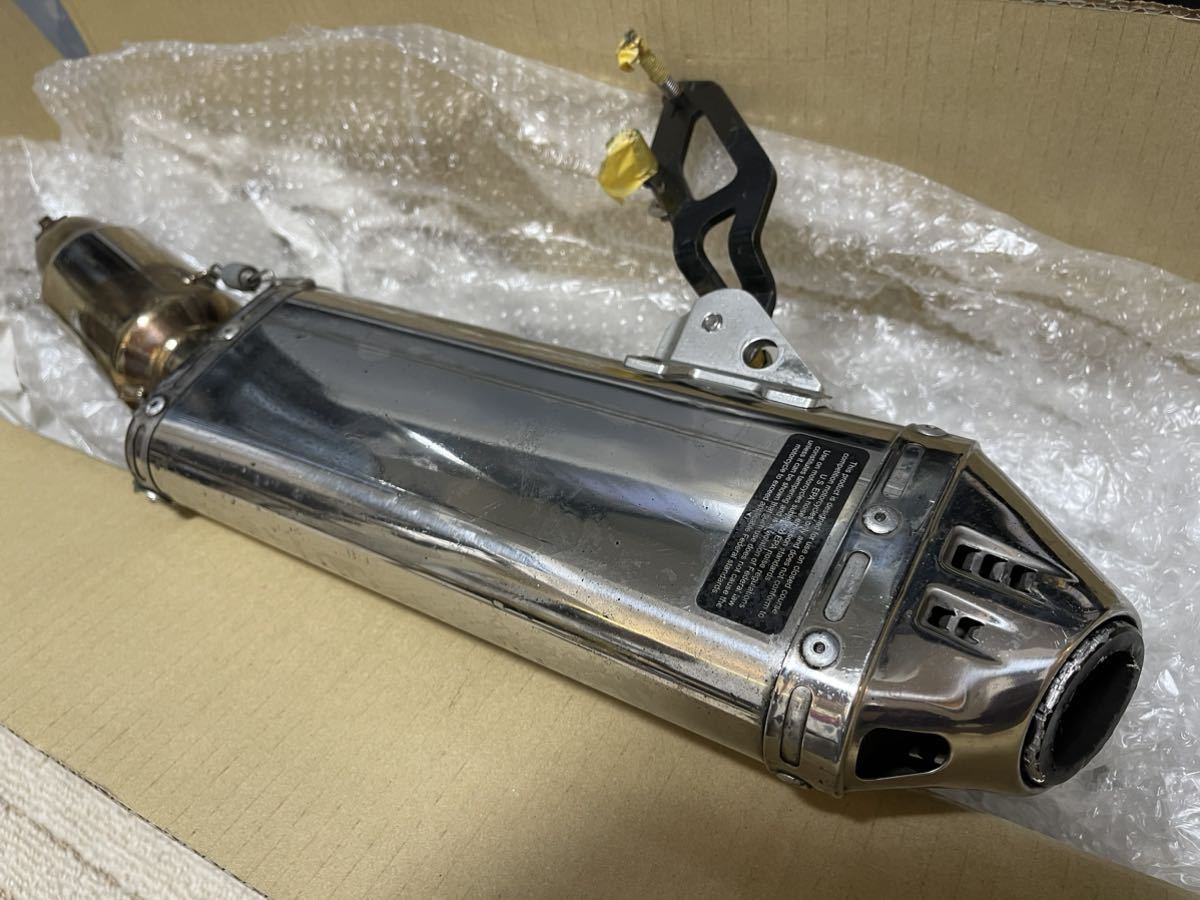 美品】ニンジャ 400 USヨシムラ トライオーバル スリップオン マフラー 